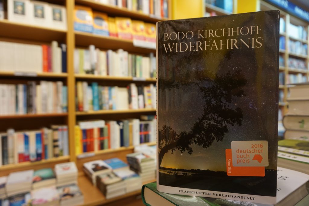 Der Deutsche Buchpreis 2016 für Bodo Kirchhoff: “Widerfahrnis”